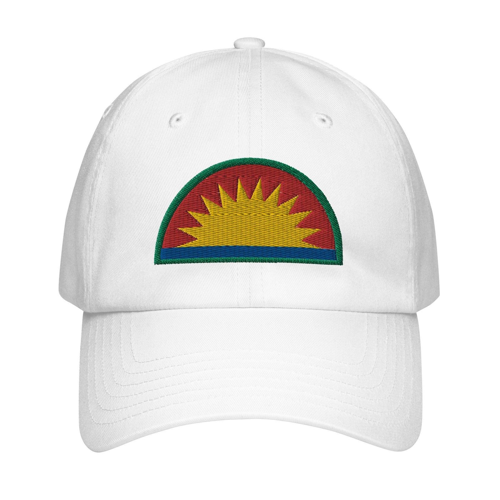 41st Infantry Division Embroidered Under Armour® Dad Hat Tactically Acquired White  