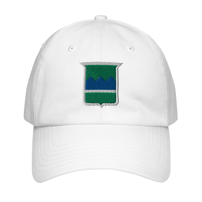 80th Infantry Division Embroidered Under Armour® Dad Hat Tactically Acquired White  