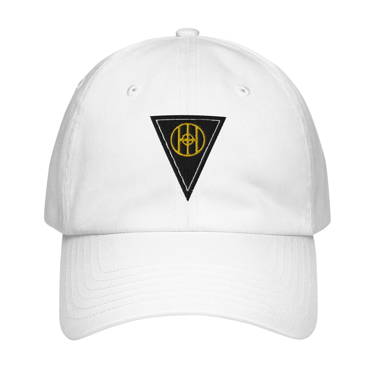 83rd Infantry Division Embroidered Under Armour® Dad Hat Tactically Acquired White  