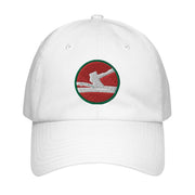 84th Infantry Division Embroidered Under Armour® Dad Hat Tactically Acquired White  