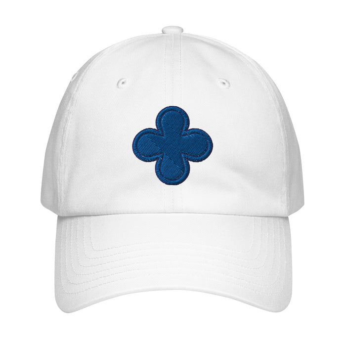 88th Infantry Division Embroidered Under Armour® Dad Hat Tactically Acquired White  