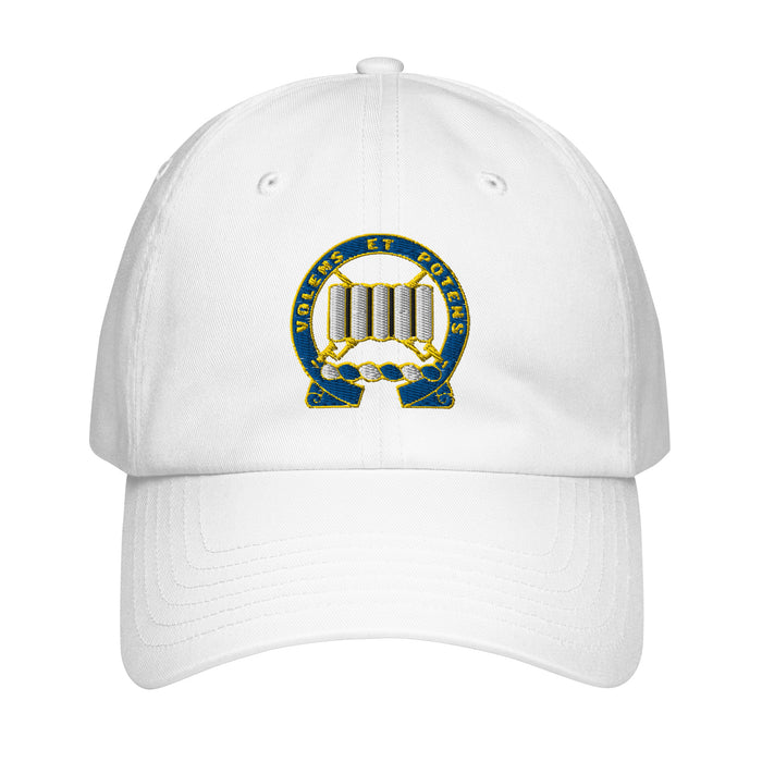 7th Infantry Regiment Embroidered Under Armour® Dad Hat Tactically Acquired White  