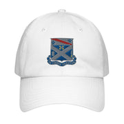 18th Infantry Regiment Embroidered Under Armour® Dad Hat Tactically Acquired White  