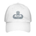 U.S. Army Master Parachutist Badge Embroidered Under Armour® Dad Hat Tactically Acquired White  