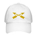 U.S. Army Special Forces Branch Insignia Embroidered Under Armour® Dad Hat Tactically Acquired White  