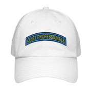 Quiet Professionals Embroidered Army SF Tab Under Armour® Dad Hat Tactically Acquired White  