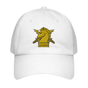 U.S. Army Psychological Operations Embroidered Under Armour® Dad Hat Tactically Acquired White  