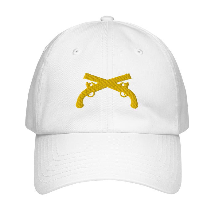 U.S. Army Military Police Corps Embroidered Under Armour® Dad Hat Tactically Acquired White  