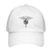 U.S. Army Medical Service Corps Embroidered Under Armour® Dad Hat Tactically Acquired White  