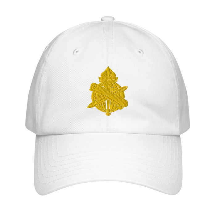 U.S. Army Civil Affairs Embroidered Under Armour® Dad Hat Tactically Acquired White  