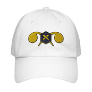 U.S. Army Chemical Corps Embroidered Under Armour® Dad Hat Tactically Acquired White  
