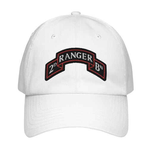 2d Ranger Battalion Tab Embroidered Under Armour® Dad Hat Tactically Acquired White  