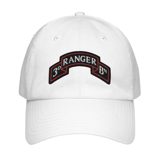 3d Ranger Battalion Tab Embroidered Under Armour® Dad Hat Tactically Acquired White  