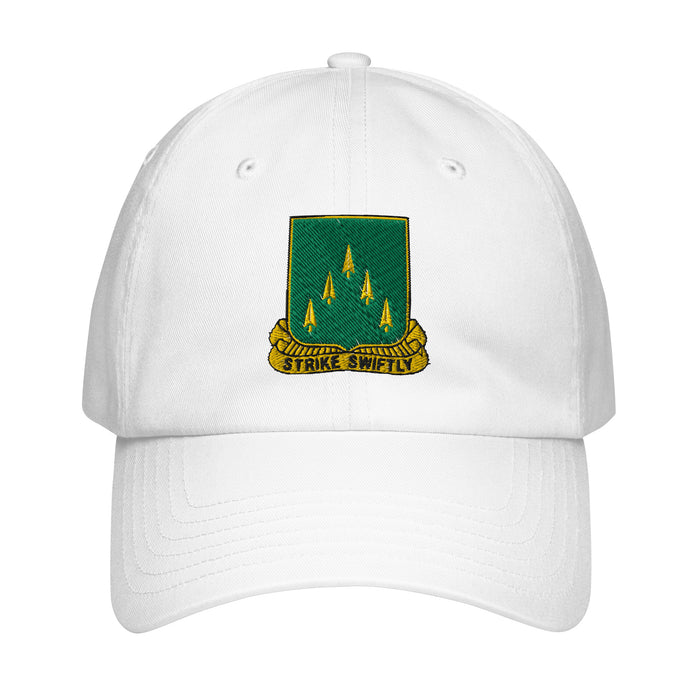 70th Armor Regiment Embroidered Under Armour® Dad Hat Tactically Acquired White  