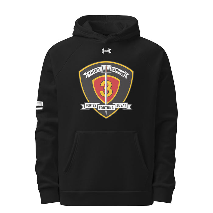 3rd Marine Regiment Under Armour® Hoodie Tactically Acquired Black S 