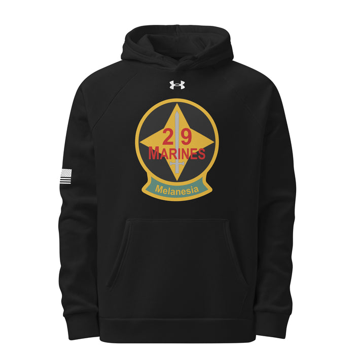 29th Marine Regiment Under Armour® Hoodie Tactically Acquired Black S 