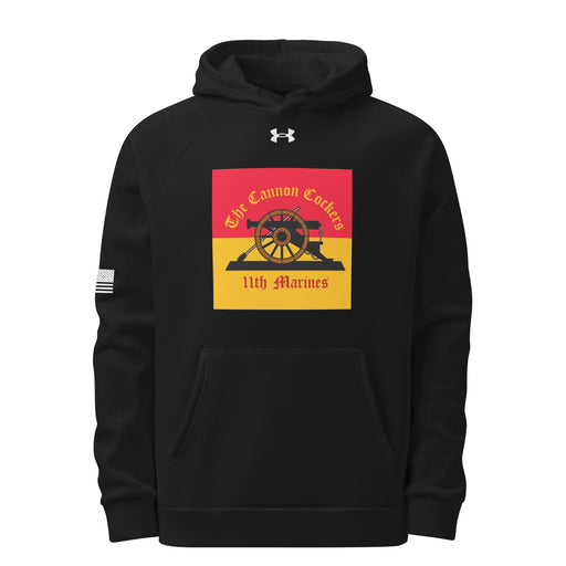 11th Marine Regiment Under Armour® Hoodie Tactically Acquired Black S 