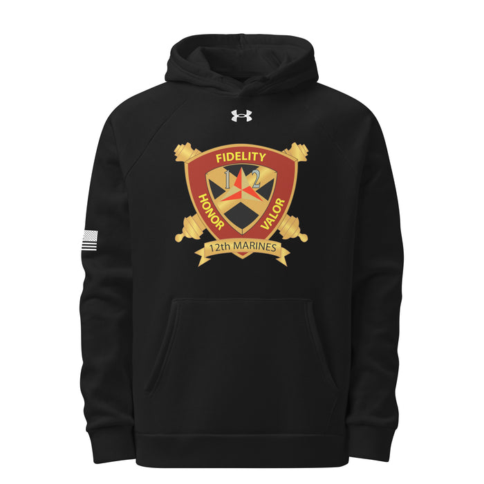 12th Marine Regiment Under Armour® Hoodie Tactically Acquired Black S 