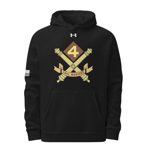 14th Marine Regiment Under Armour® Hoodie Tactically Acquired Black S 