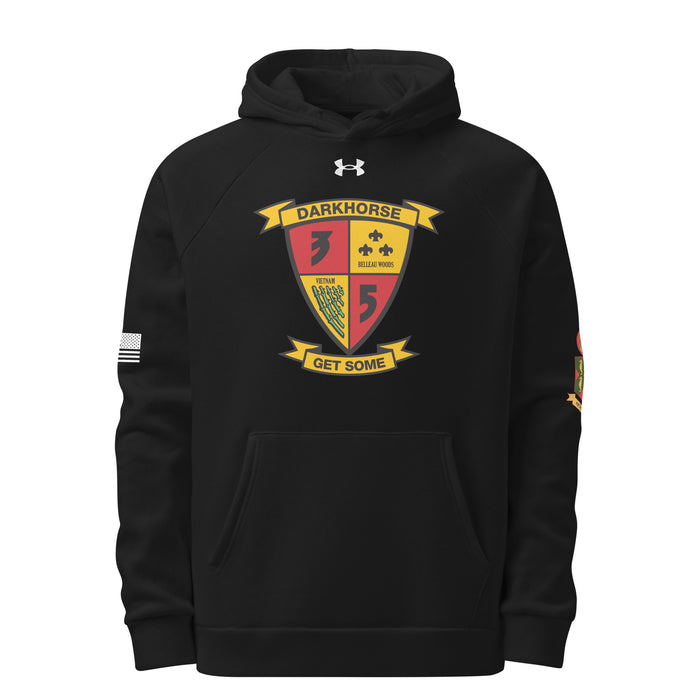 3/5 Marines Under Armour® Hoodie Tactically Acquired Black S 