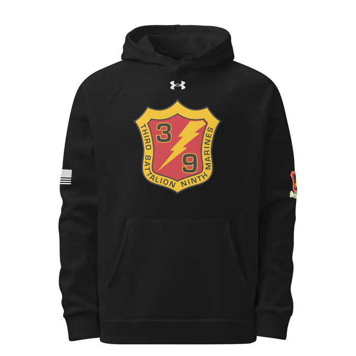 3/9 Marines Under Armour® Hoodie Tactically Acquired Black S 