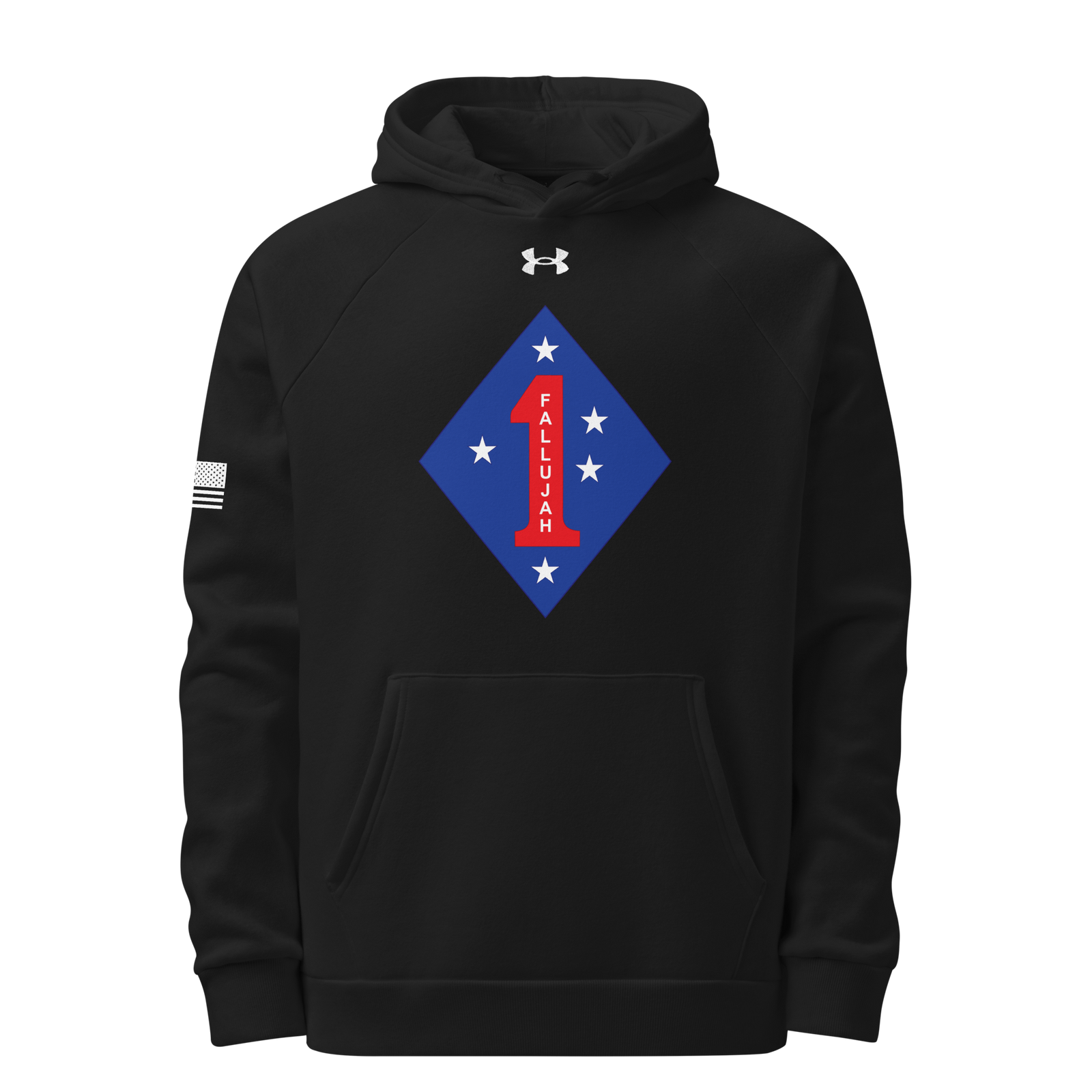 1st Marine Division Battle of Fallujah Under Armour® Hoodie Tactically Acquired Black S 