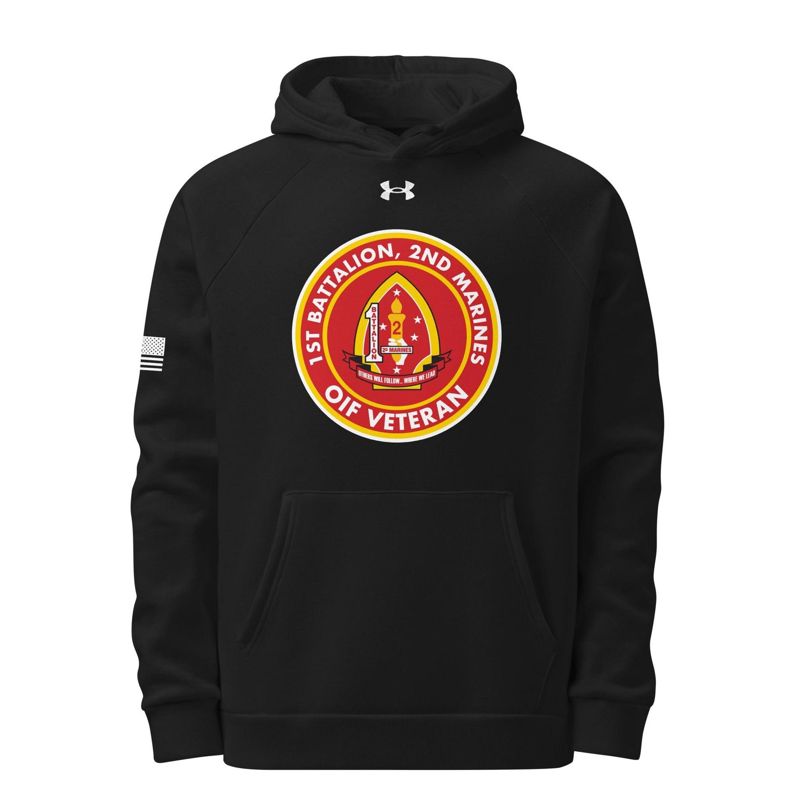 1/2 Marines OIF Veteran Under Armour® Hoodie Tactically Acquired Black S 