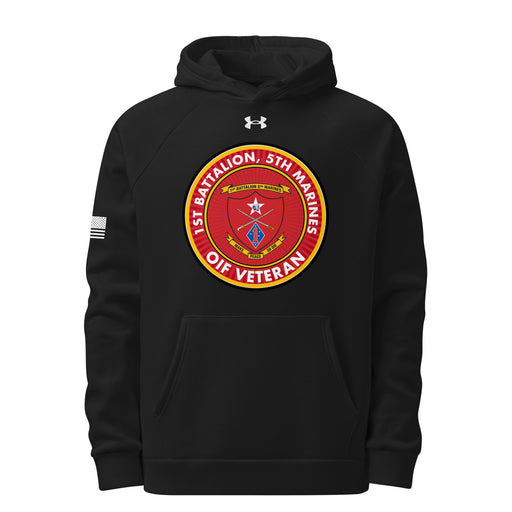 1/5 Marines OIF Veteran Under Armour® Hoodie Tactically Acquired Black S 