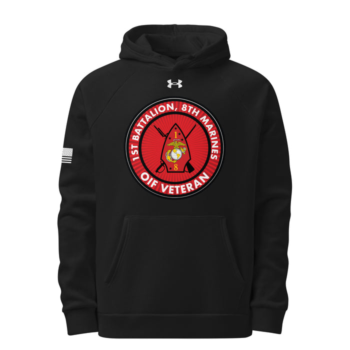 1/8 Marines OIF Veteran Under Armour® Hoodie Tactically Acquired Black S 