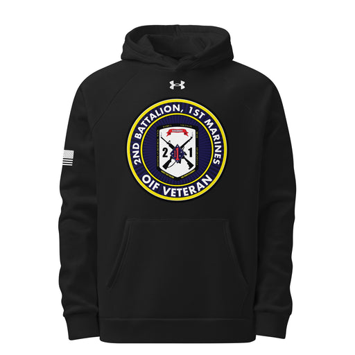 2/1 Marines OIF Veteran Under Armour® Hoodie Tactically Acquired Black S 