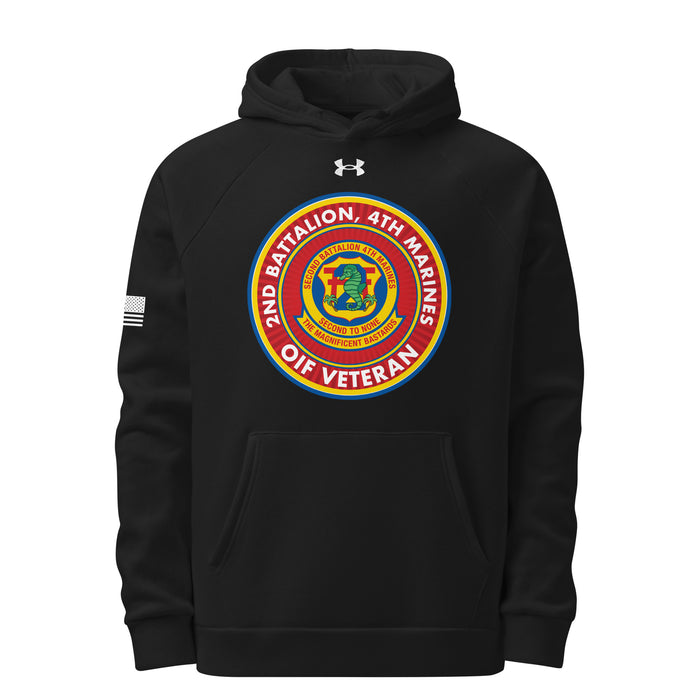 2/4 Marines OIF Veteran Under Armour® Hoodie Tactically Acquired Black S 