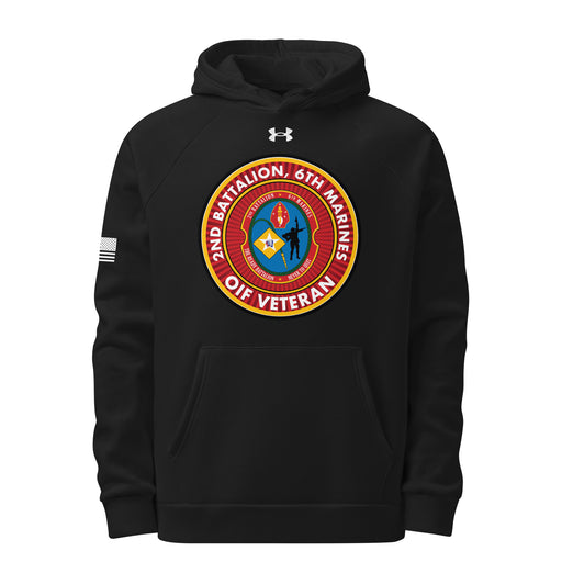 2/6 Marines OIF Veteran Under Armour® Hoodie Tactically Acquired Black S 