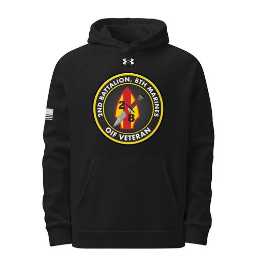 2/8 Marines OIF Veteran Under Armour® Hoodie Tactically Acquired Black S 