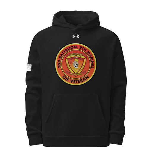 2/9 Marines OIF Veteran Under Armour® Hoodie Tactically Acquired Black S 