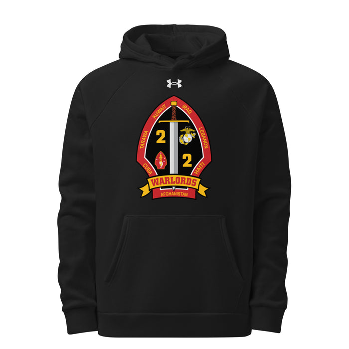 2/2 Marines Under Armour® Unisex Hoodie Tactically Acquired Black S 