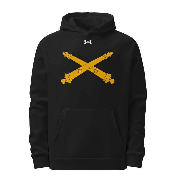 U.S. Army Field Artillery Under Armour® Unisex Hoodie Tactically Acquired Black S