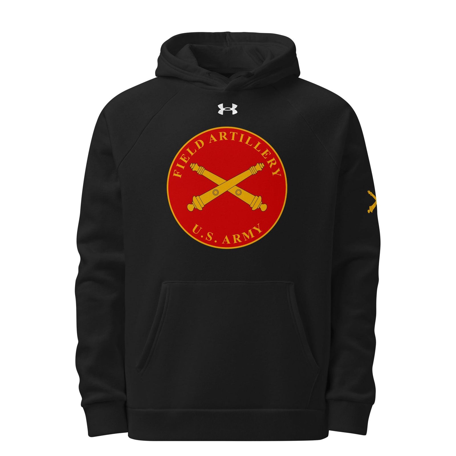 U.S. Army Field Artillery Branch Under Armour® Unisex Hoodie Tactically Acquired Black S