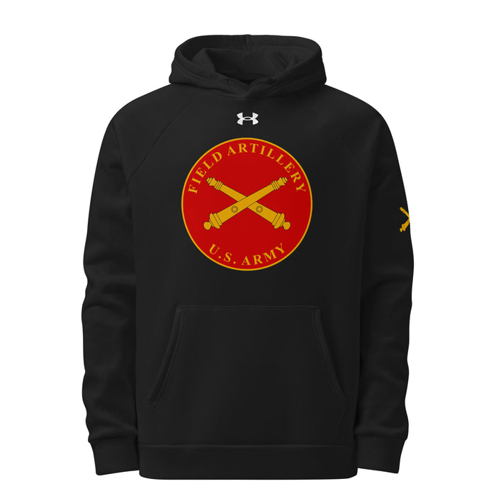 U.S. Army Field Artillery Branch Under Armour® Unisex Hoodie Tactically Acquired Black S