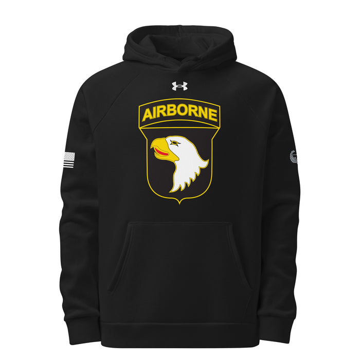 101st Airborne Division CSIB Unisex Under Armour® Hoodie Tactically Acquired Black S