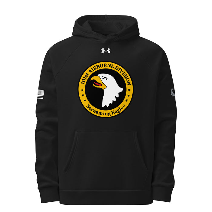 101st Airborne Screaming Eagles Unisex Under Armour® Hoodie Tactically Acquired Black S