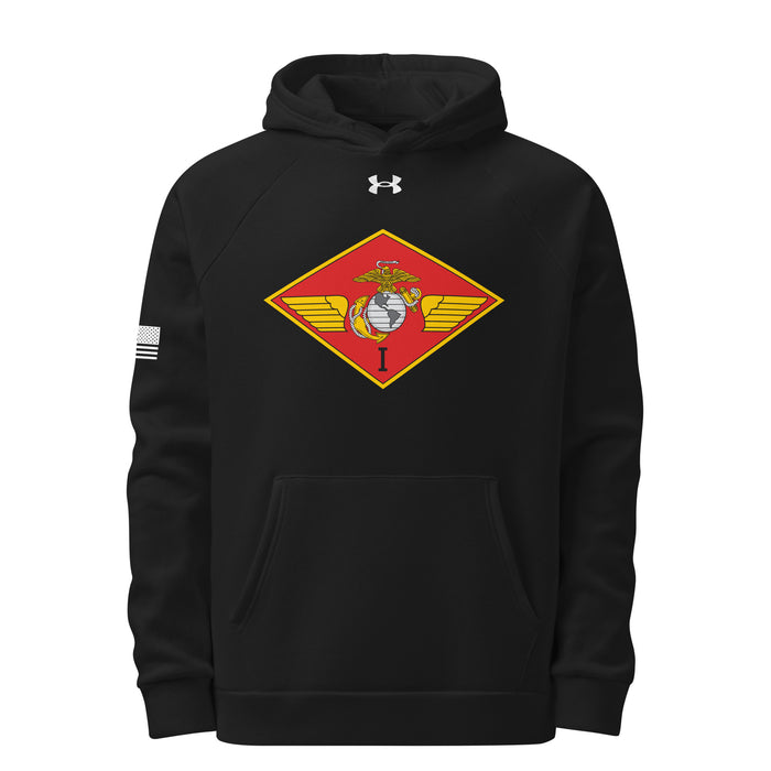 1st Marine Aircraft Wing (1st MAW) Under Armour® Hoodie Tactically Acquired Black S