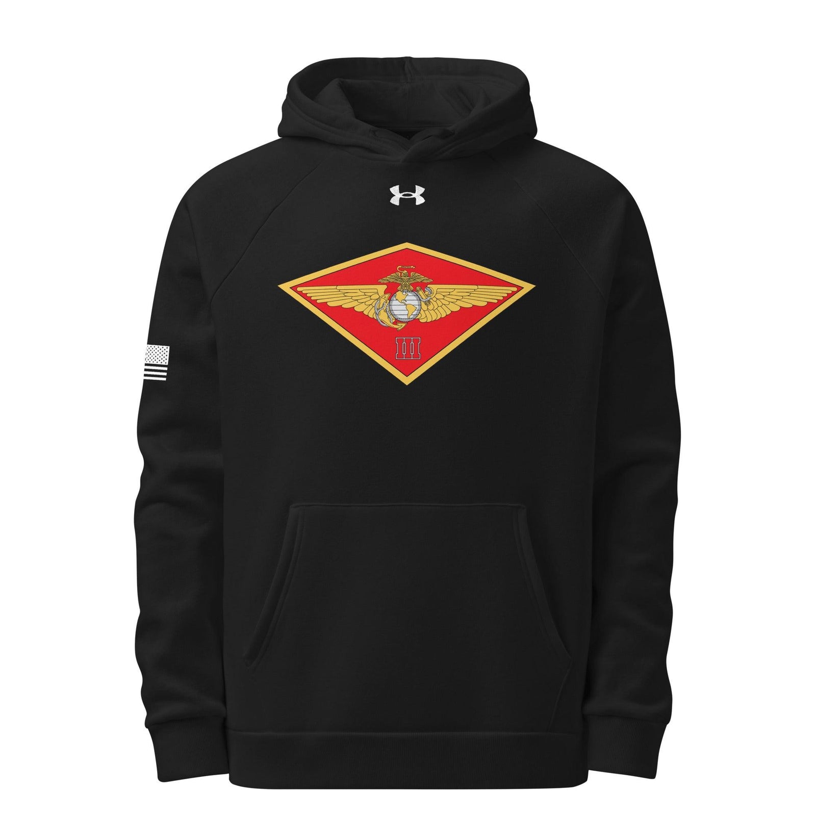 3rd Marine Aircraft Wing (3rd MAW) Under Armour® Hoodie Tactically Acquired Black S