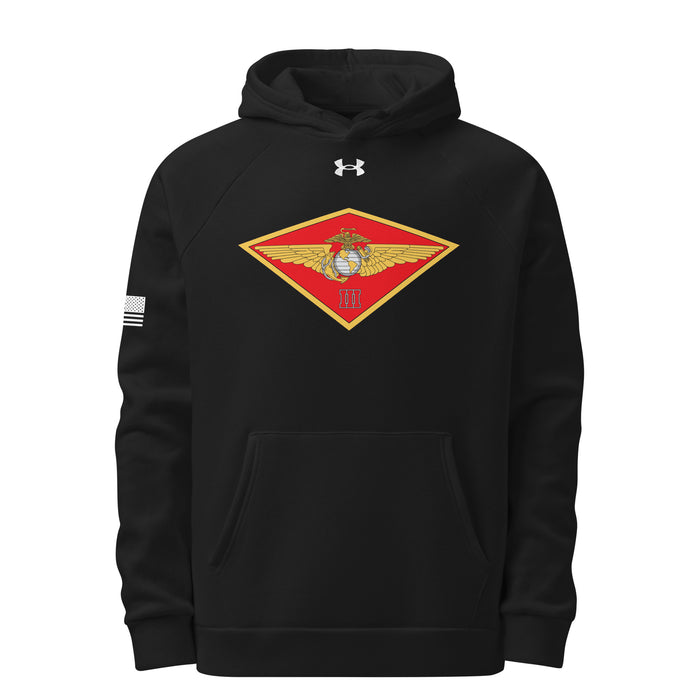 3rd Marine Aircraft Wing (3rd MAW) Under Armour® Hoodie Tactically Acquired Black S