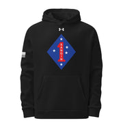 1st Marine Division Battle of Sangin Under Armour® Hoodie Tactically Acquired Black S