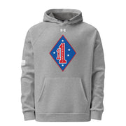 1st Marine Regiment Under Armour® Hoodie Tactically Acquired Grey S 