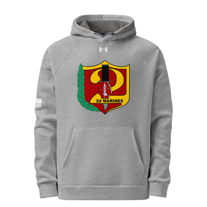 2nd Marine Regiment Under Armour® Hoodie Tactically Acquired Grey S 