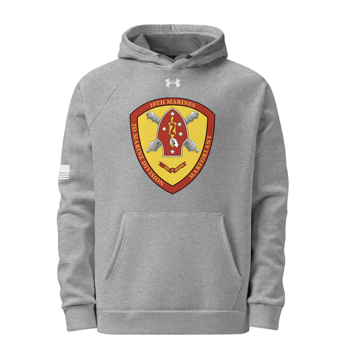 10th Marine Regiment Under Armour® Hoodie Tactically Acquired Grey S 