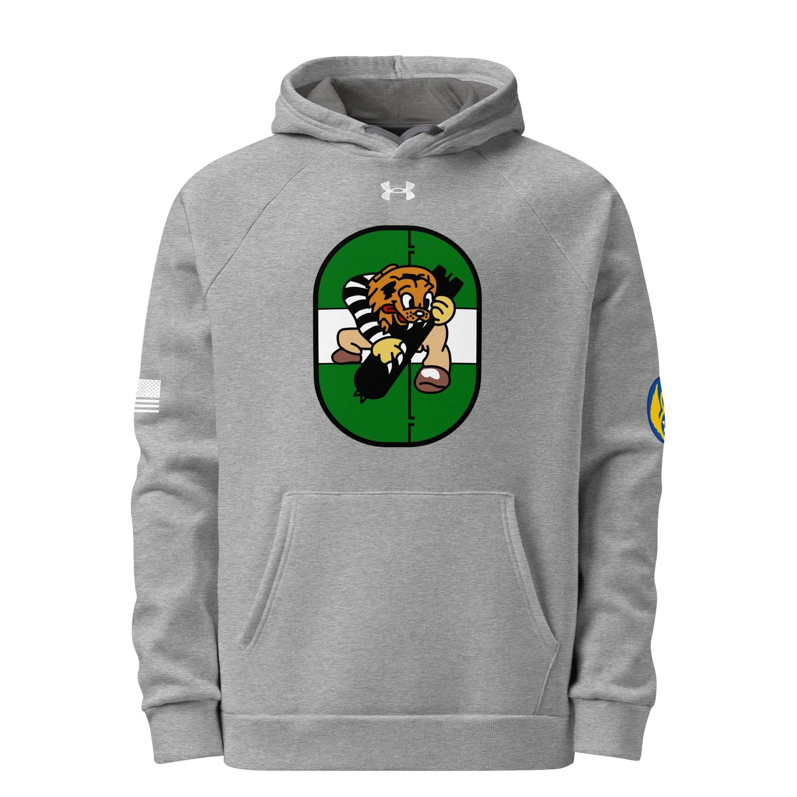 854th Bomb Squadron - 491st Bomb Group Under Armour® Hoodie Tactically Acquired Grey S 