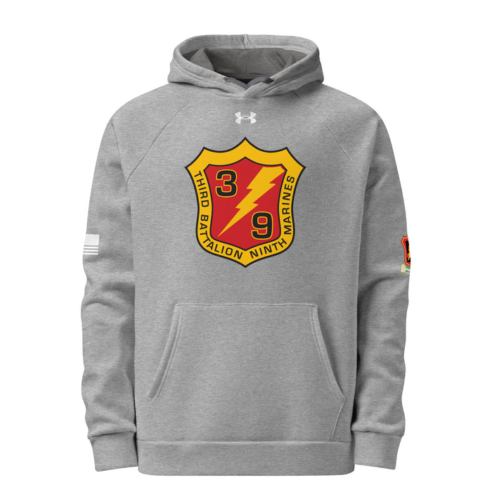 3/9 Marines Under Armour® Hoodie Tactically Acquired Grey S 