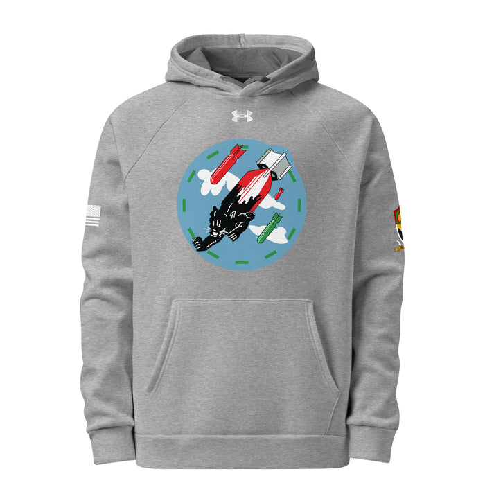 748th Bomb Squadron WW2 Under Armour® Unisex Hoodie Tactically Acquired Grey S 